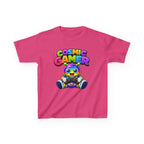 Kids Cosmic Gamer T-Shirt — 'Cosmic Gamer' Rainbow Alien Controller Graphic Tee