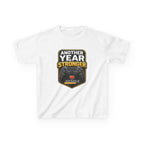 Kids Birthday T-Shirt — 'Another Year Stronger' +10 XP Level Up Graphic Tee