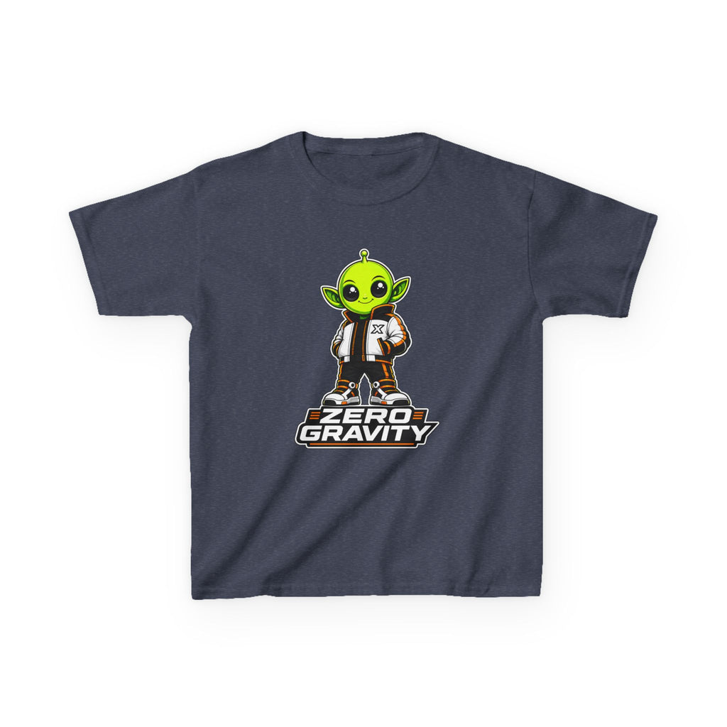 Kids Space T-Shirt — 'Zero Gravity' Cute Alien Graphic Tee