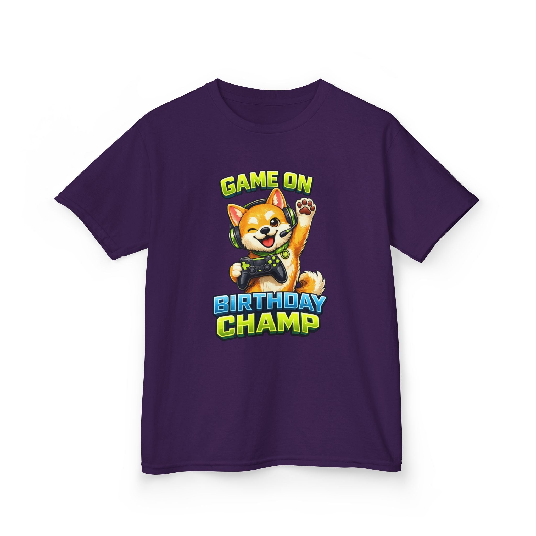 Kids Birthday Gamer T-Shirt – Game On Graphic Tee