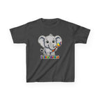 Kids Elephant T-Shirt — 'Little Artist' Art & Painting Cute Elephant Graphic Tee