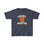 Kids Gaming T-Shirt — 'Level 9 Master' Gamer Graphic Tee