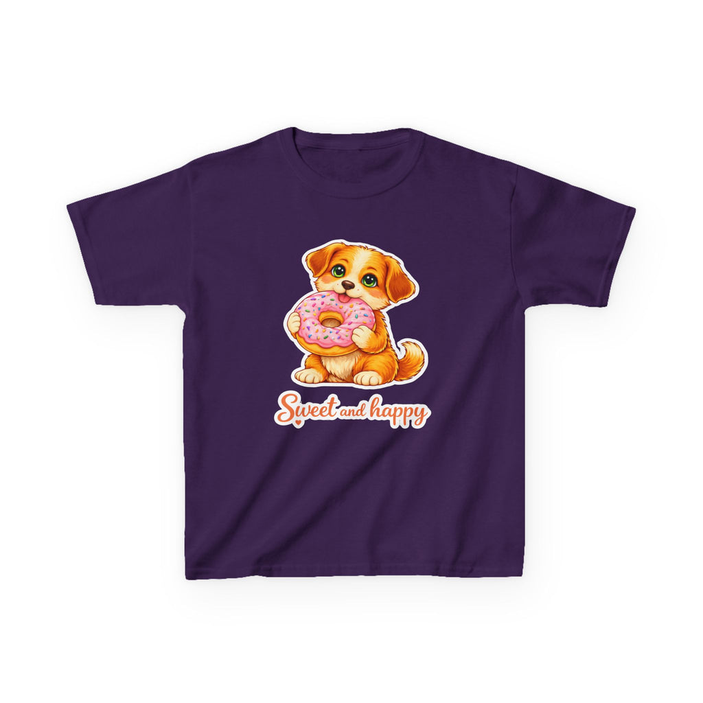 Kids Puppy T-Shirt – Donut Lover Graphic Tee