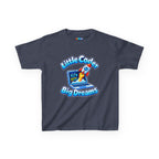 Kidxtr™ Kids Coder T-Shirt — 'Little Coder, Big Dreams' Tech Graphic Tee