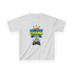 Kids Tee — "Birthday Champ Level 13 Unlocked" Gamer Birthday Shirt