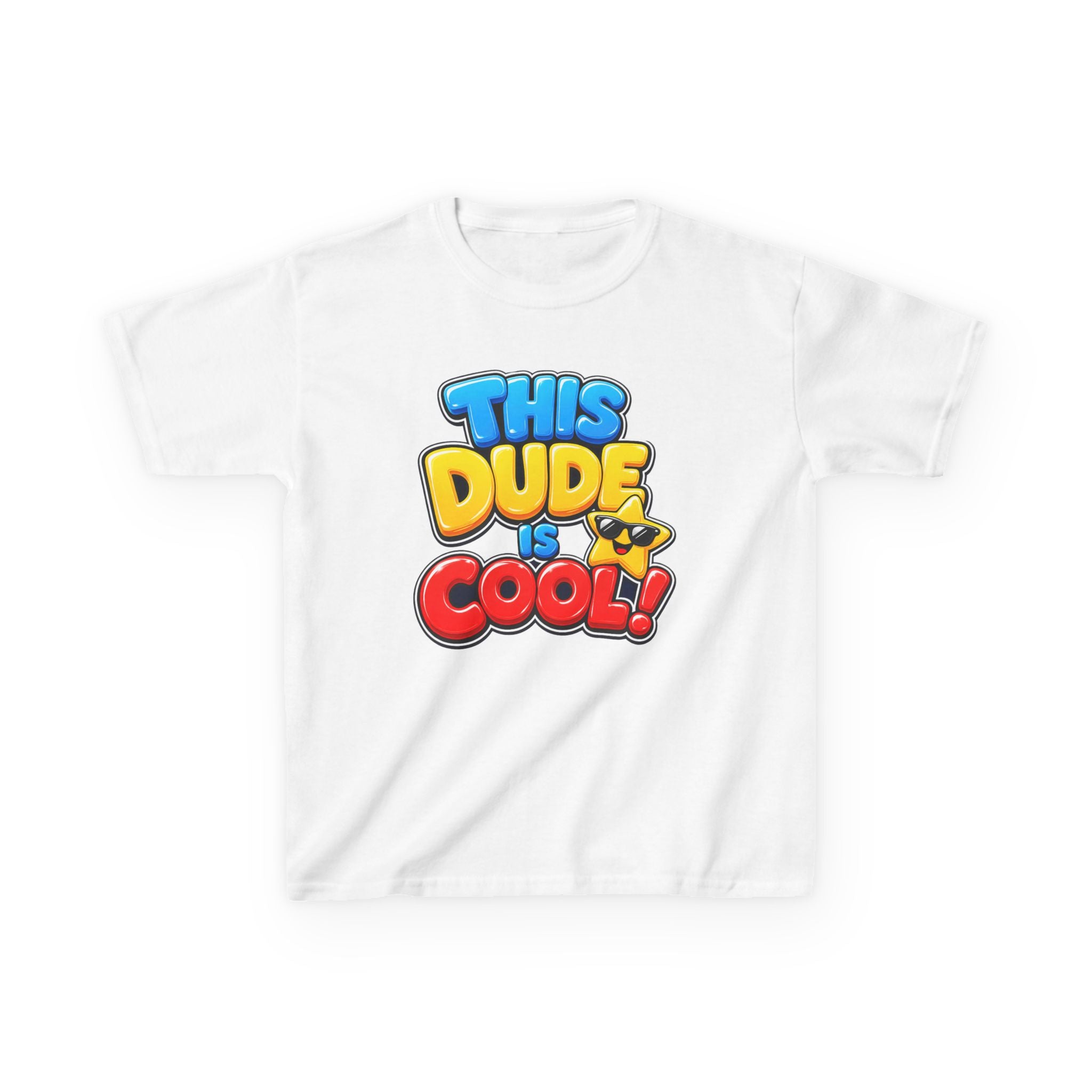 Kids Birthday T-Shirt — 'This Dude Is Cool!' Birthday Boy Graphic Tee