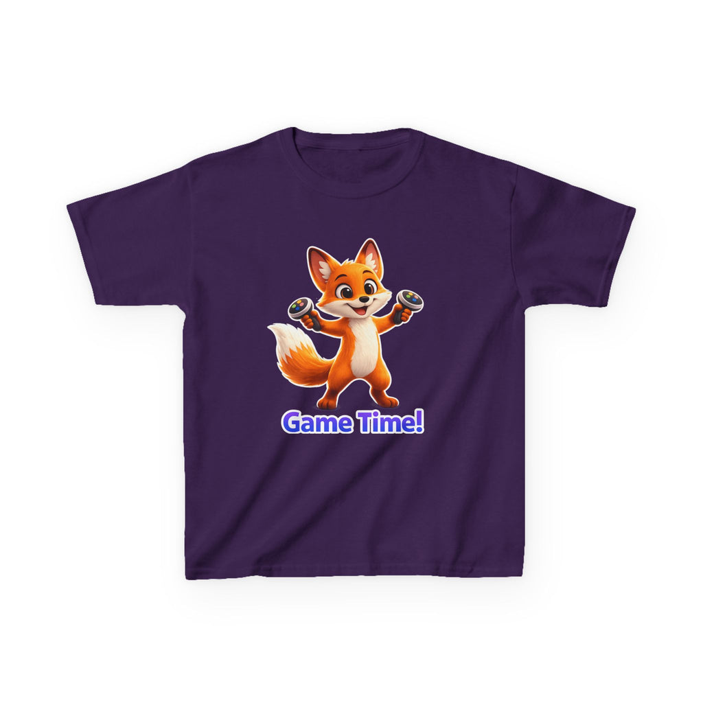 Kids Gamer T-Shirt – Fox Game Time Graphic Tee