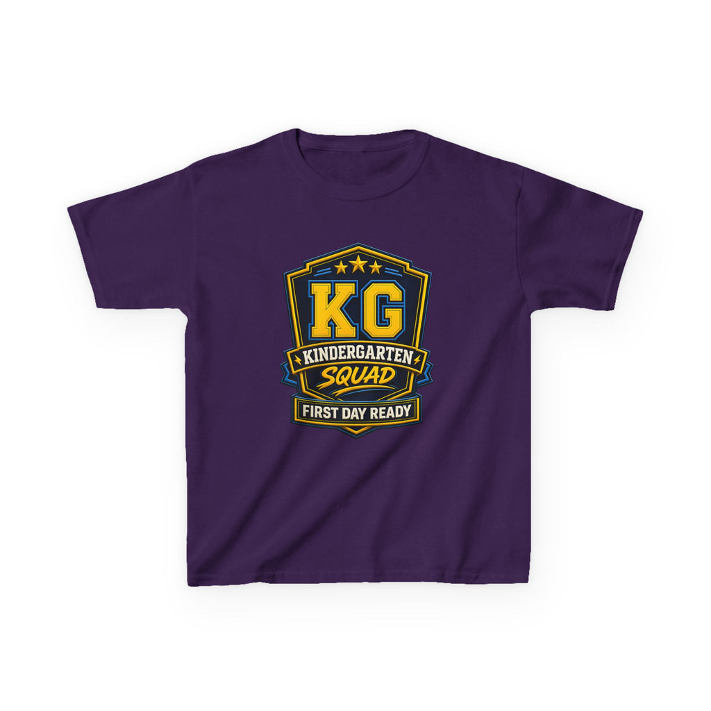 Kids Kindergarten T-Shirt — 'KG First Day Ready' Back-to-School Graphic Tee