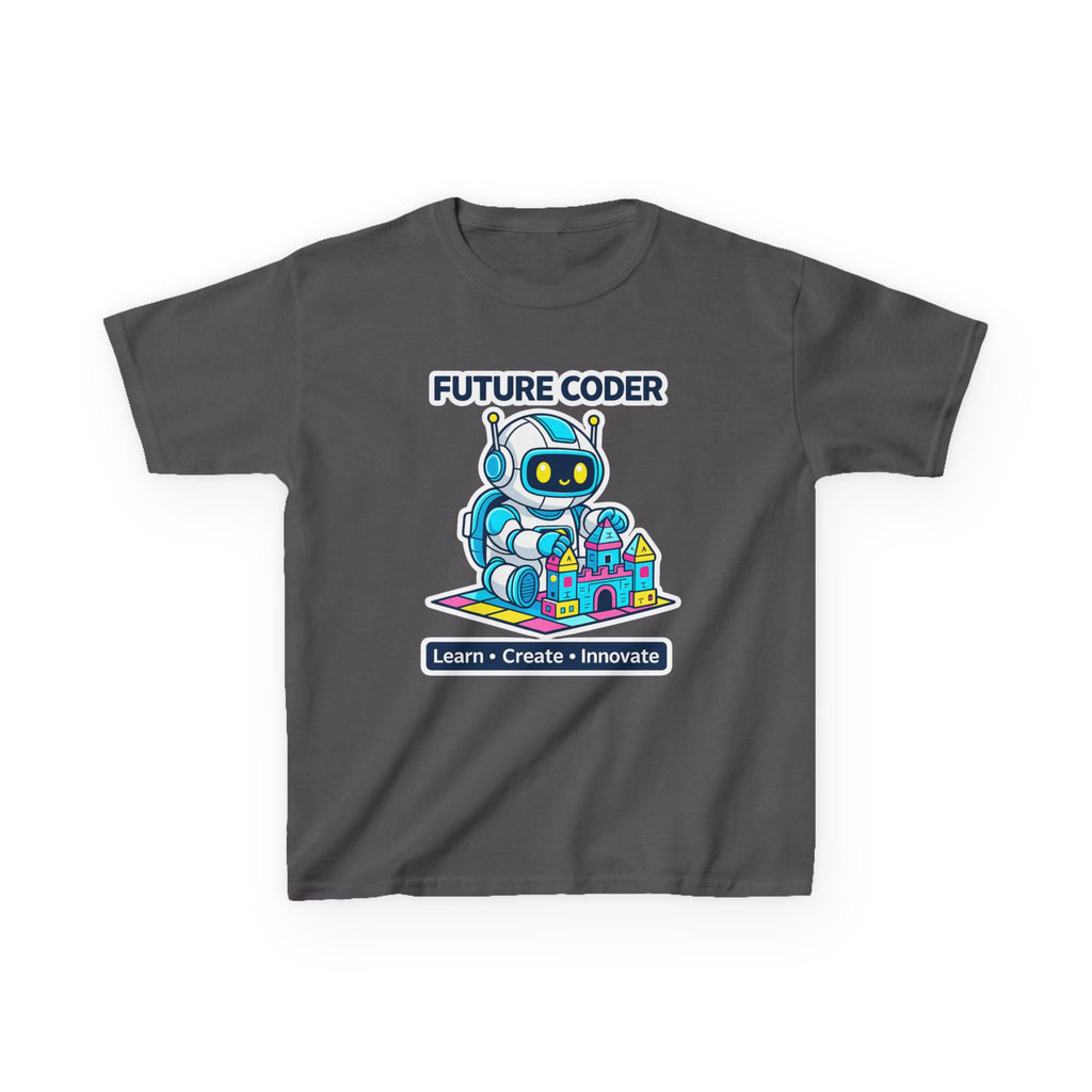 Kids Coding T-Shirt – Future Coder Robot Graphic Tee 2