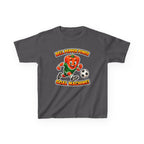 Kids Soccer T-Shirt — 'Bell Pepper Power' Goal Machine Cute Veggie Mascot Graphic Tee