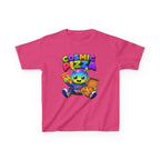 Kids Cosmic Pizza T-Shirt — 'Cosmic Pizza' Cute Alien Eating Pizza Graphic Tee