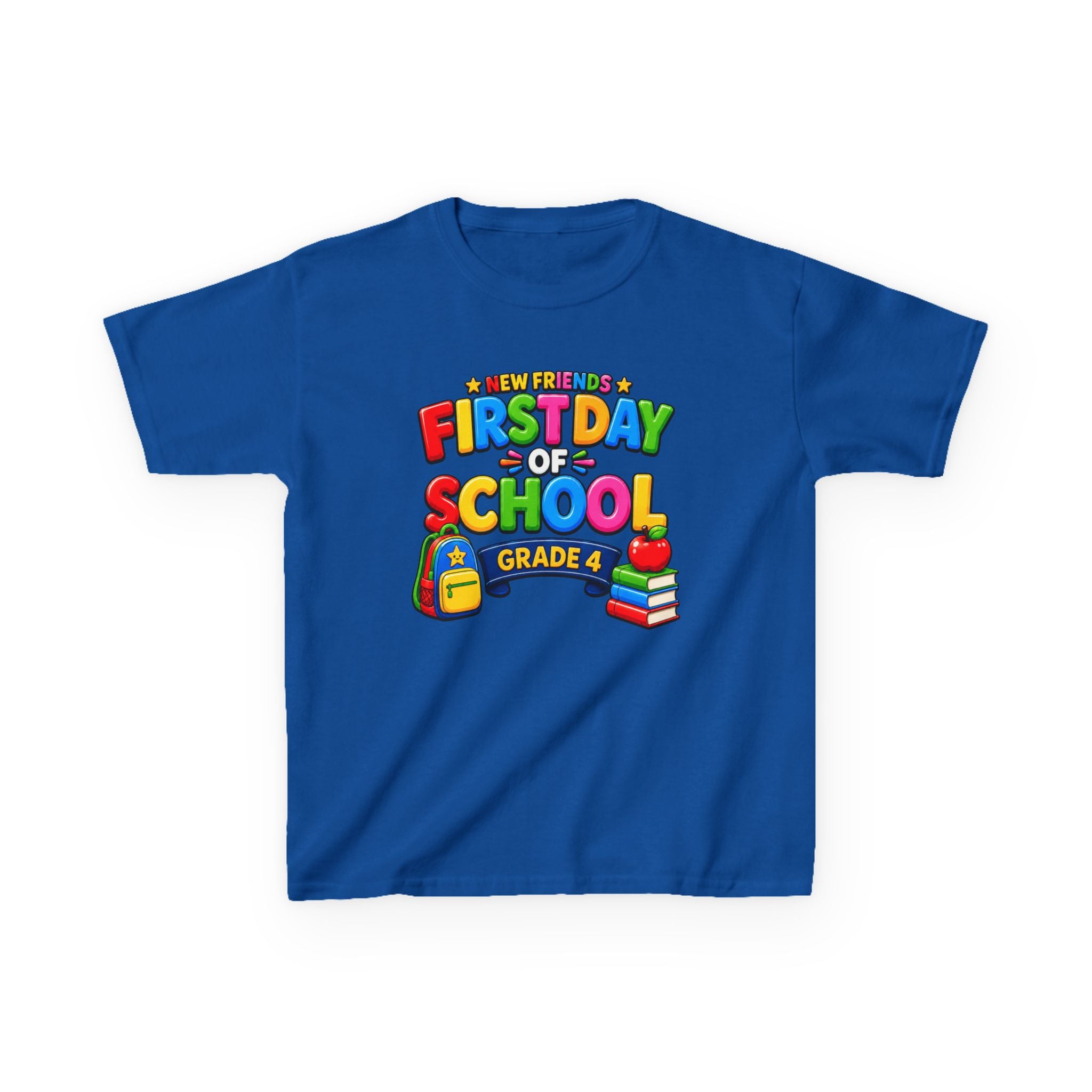 Kids School T-Shirt — 'Grade 5' First Day of School Back-to-School Graphic Tee