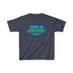 Kids Gaming T-Shirt — 'Level 3 Awesomeness Loading' Birthday Graphic Tee