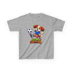 Kids Soccer T-Shirt — 'Goal Getter' Cute Puppy Soccer Graphic Tee
