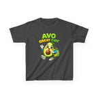 Kids Tee — "Avo Great Day" Cute Avocado Backpacker Shirt