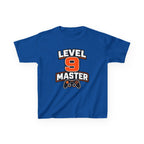 Kids Gaming T-Shirt — 'Level 9 Master' Gamer Graphic Tee