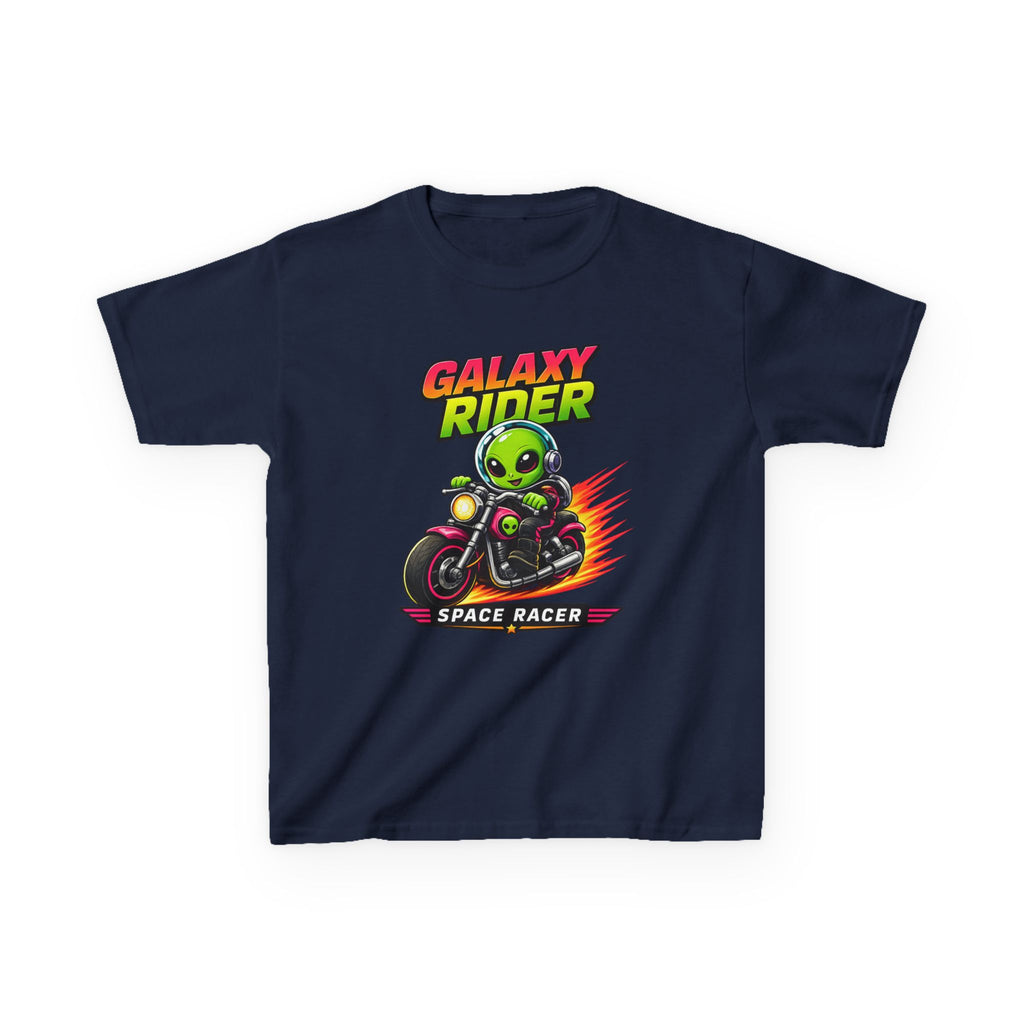 Alien Motorcycle - Kids T Shirt