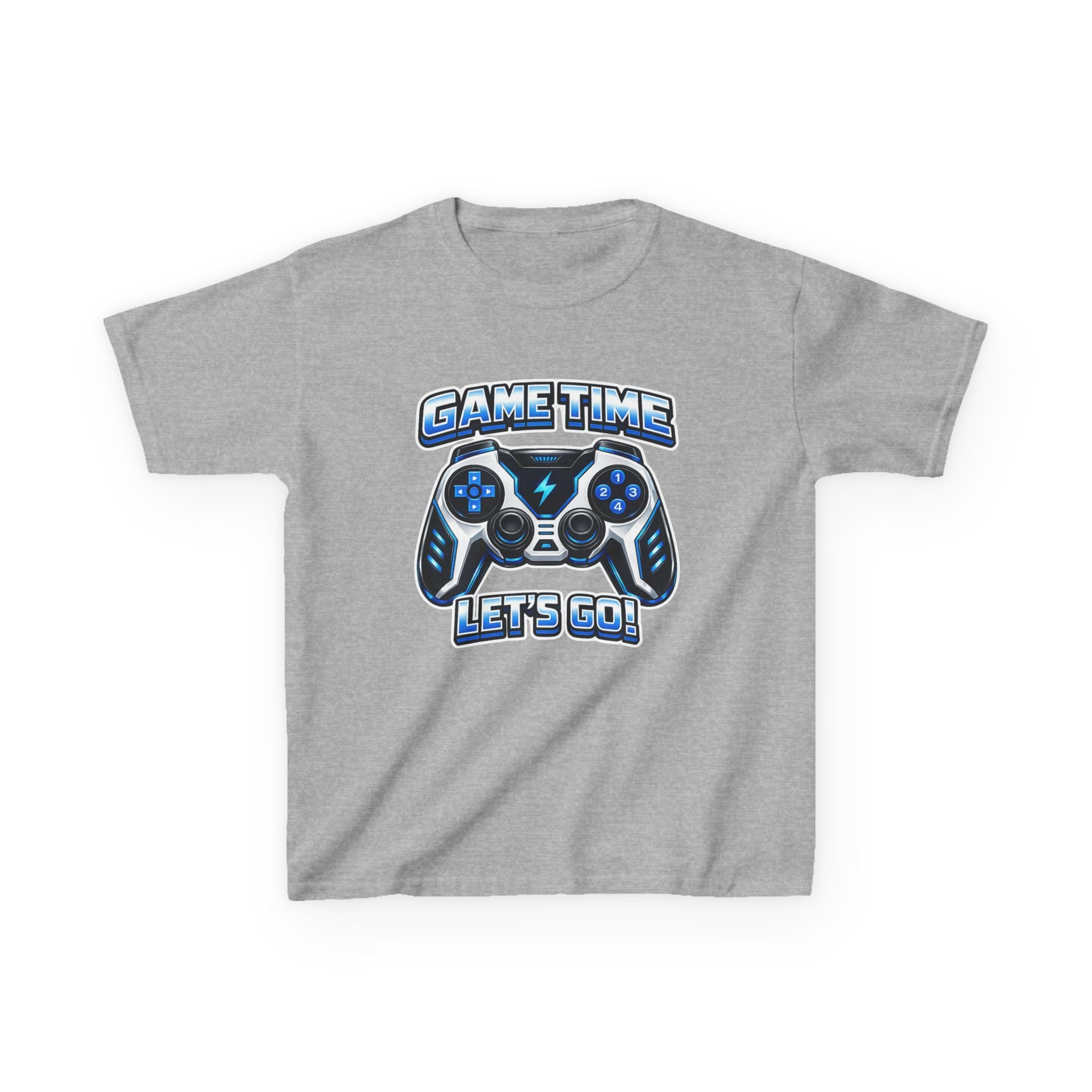 Kids Game Time T-Shirt — 'Let's Go!' Video Game Controller Graphic Tee