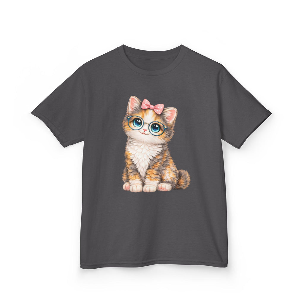 Kids Cat T-Shirt – Big-Eyed Kitten Graphic Tee