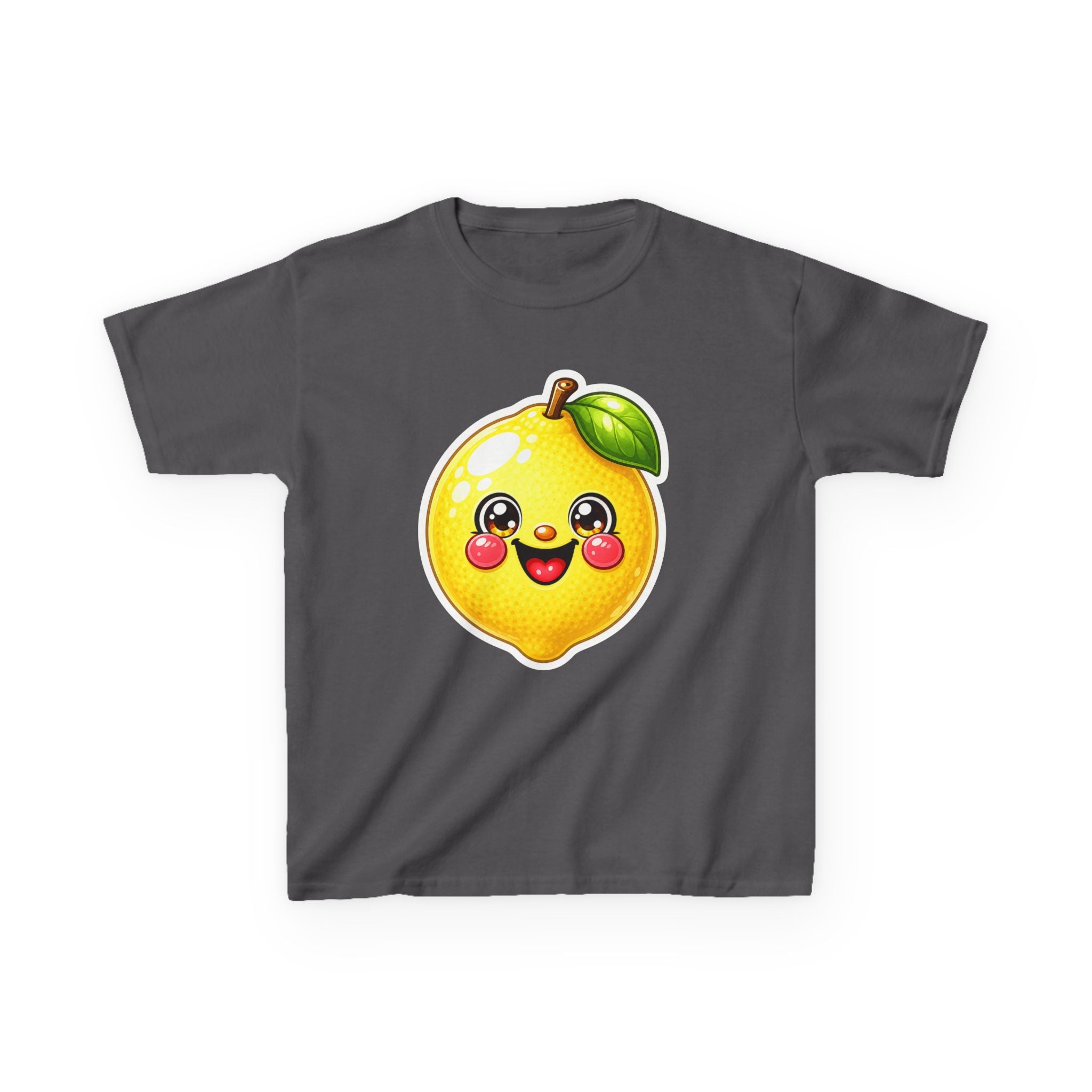 Kids Lemon T-Shirt — 'Stay Zesty' Cute Smiling Lemon Fruit Graphic Tee