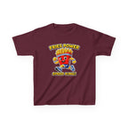 Kids French Fry T-Shirt — 'Fries Power Speed King' Funny Cartoon Graphic Tee
