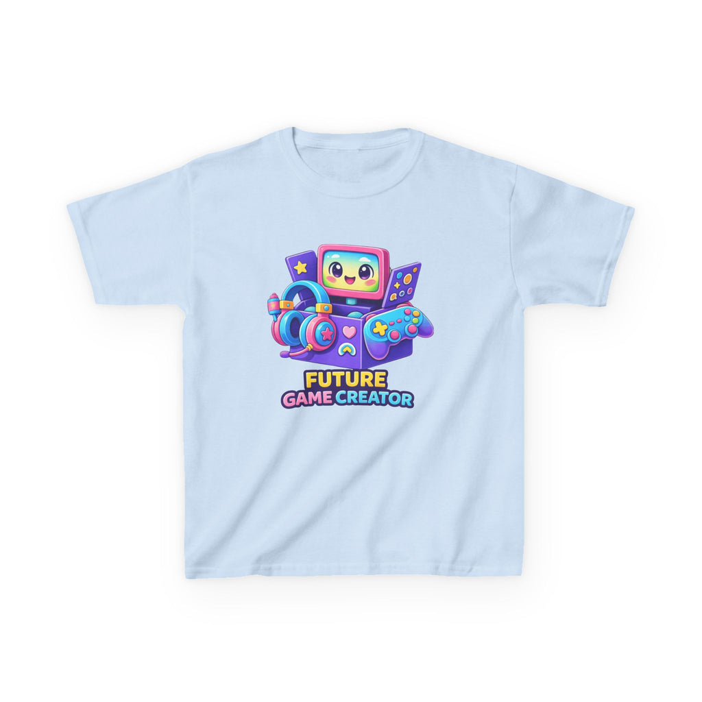 Kids Gaming T-Shirt — 'Future Game Creator' Retro Game Console Graphic Tee