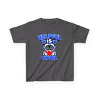 Kids Robot T-Shirt — 'Helpful Is Cool' Heart Graphic Tee