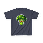 Kids Veggie T-Shirt — 'Eat Your Greens' Cute Smiling Broccoli Graphic Tee