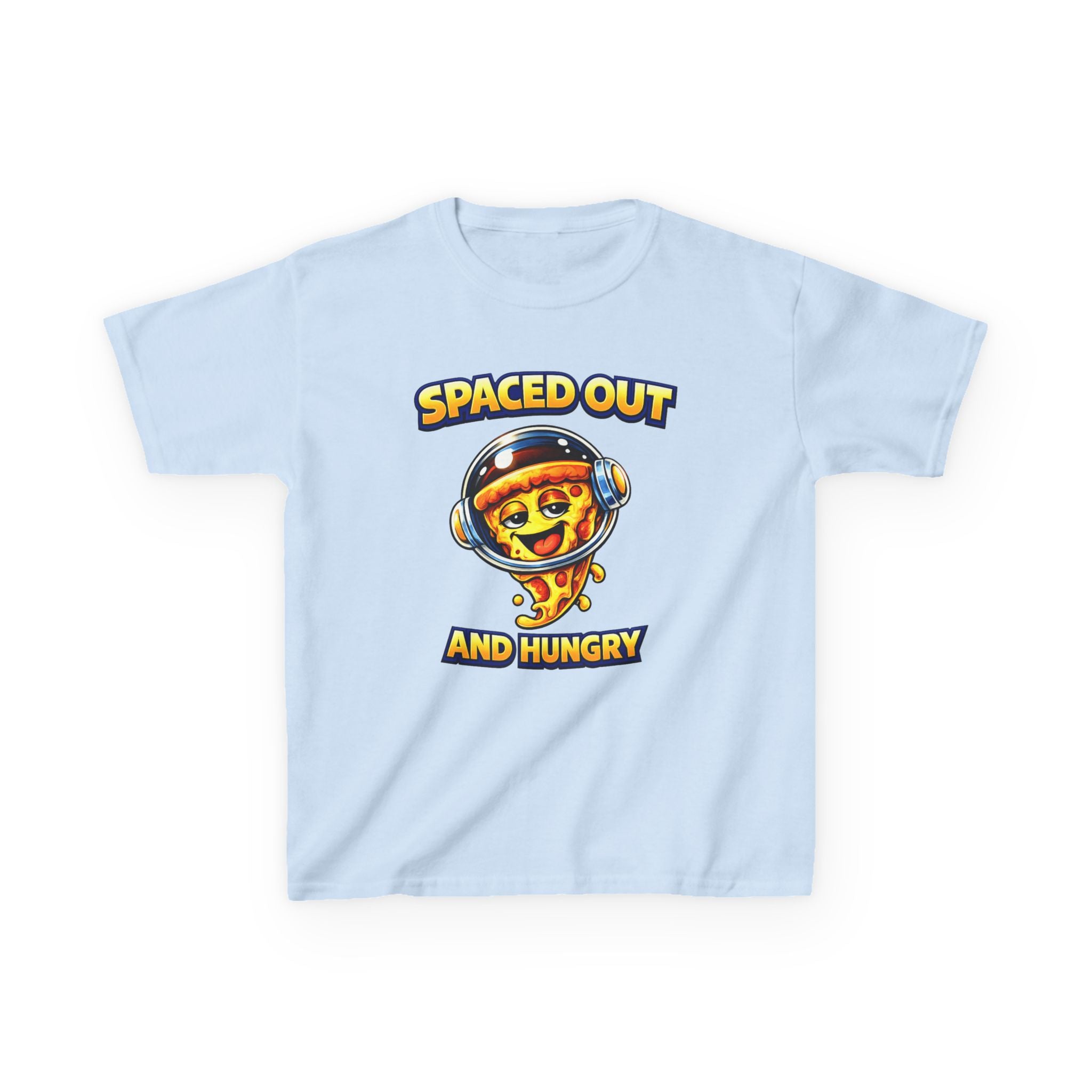 Kids Space T-Shirt – Astronaut Pizza Graphic Tee