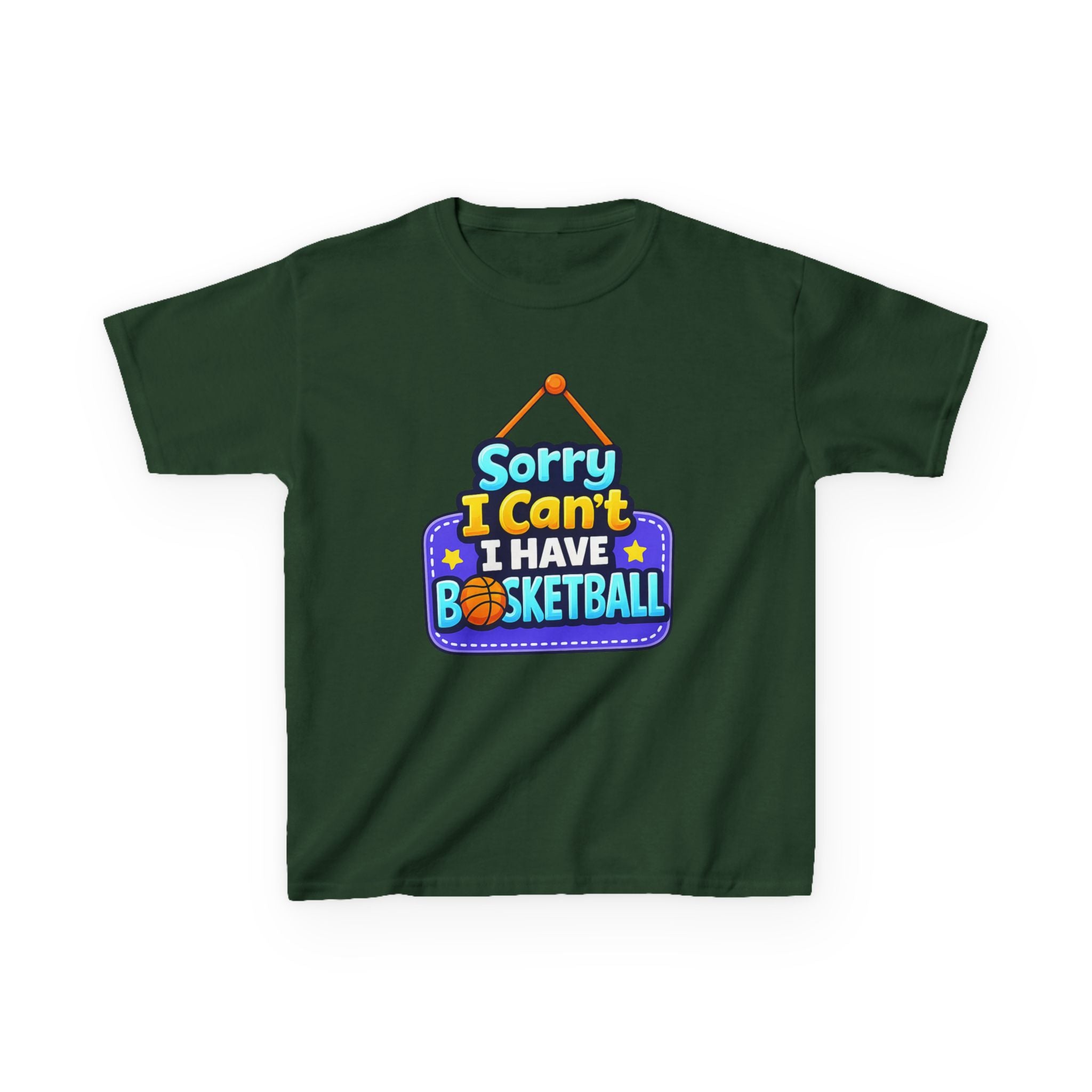 Sorry I Can't I Have Basketball - Kids T Shirt
