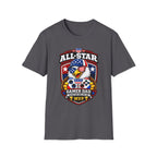 All-Star Gamer Dad T-Shirt — Patriotic Eagle Gaming Graphic Tee