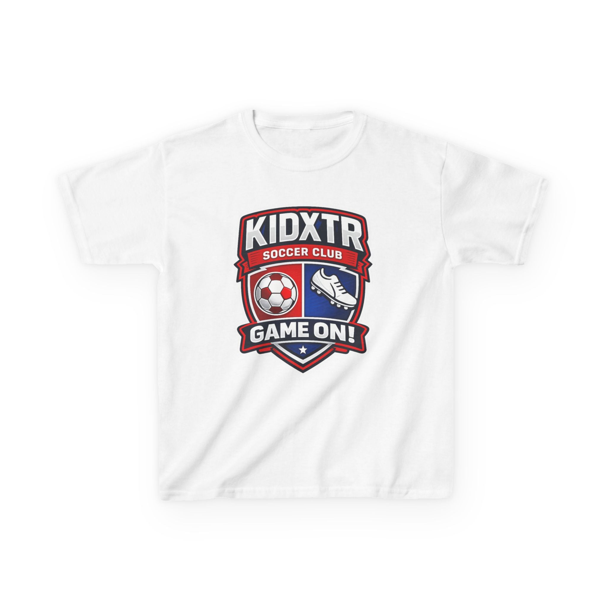 Kids Soccer Tee — Game On! Club Graphic Youth T-Shirt