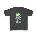 Kids Alien T-Shirt — 'Future All-Star' Alien Basketball Graphic Tee