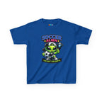Kidxtr™ Kids Soccer T-Shirt — 'Too Fast for Earth' Soccer Alien Graphic Tee
