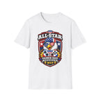 All-Star Gamer Dad T-Shirt — Patriotic Eagle Gaming Graphic Tee