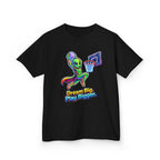 Kids Alien T-Shirt — 'Dream Big, Play Bigger' Basketball Graphic Tee
