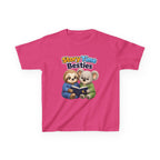 Kids Reading T-Shirt — 'Story Time Besties' Cute Sloth & Koala Graphic Tee