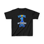 Kids Birthday T-Shirt — 'Level 1 Activated!' Birthday Gaming Graphic Tee