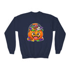 Kidxtr™ Kids Pumpkin Sweatshirt — 'Spooky Season' Halloween Graphic Crewneck