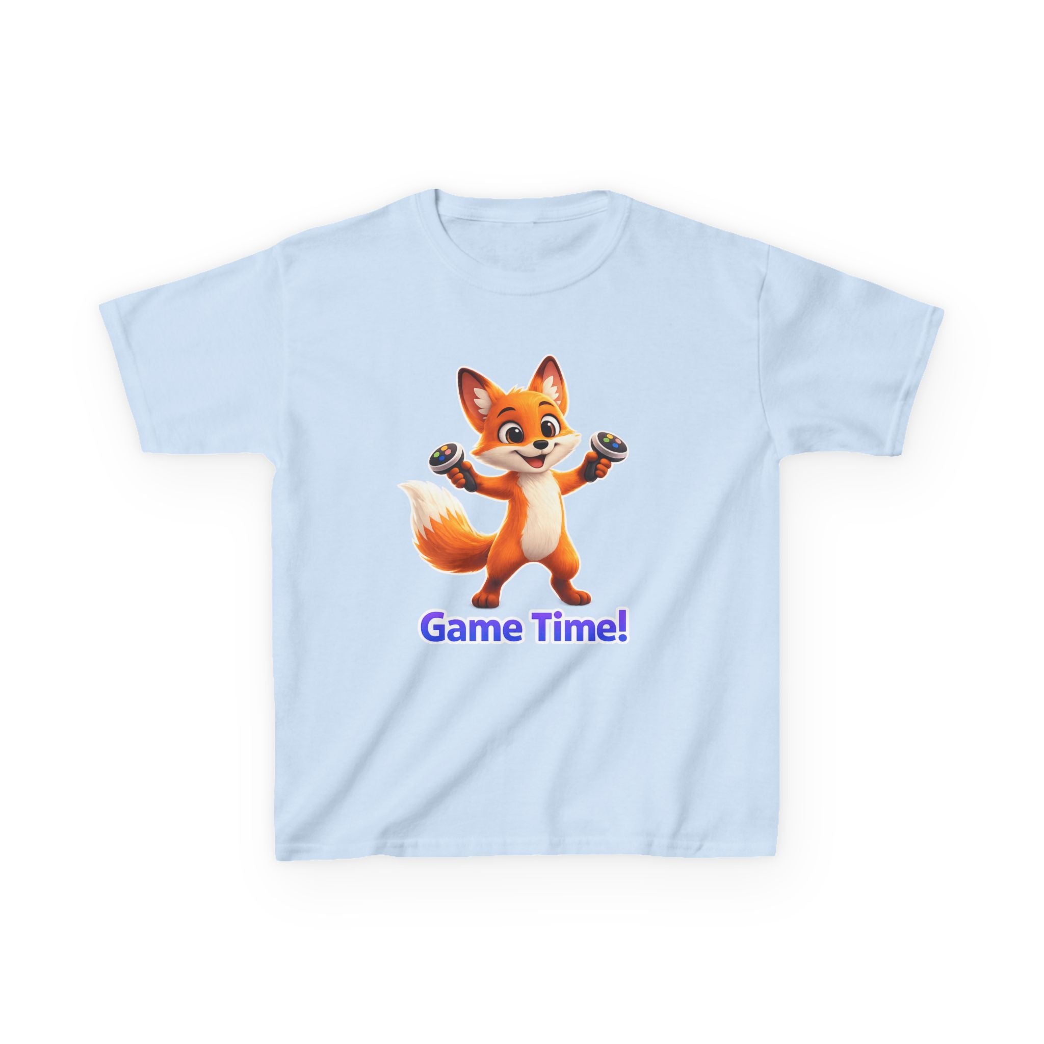 Kids Gamer T-Shirt – Fox Game Time Graphic Tee