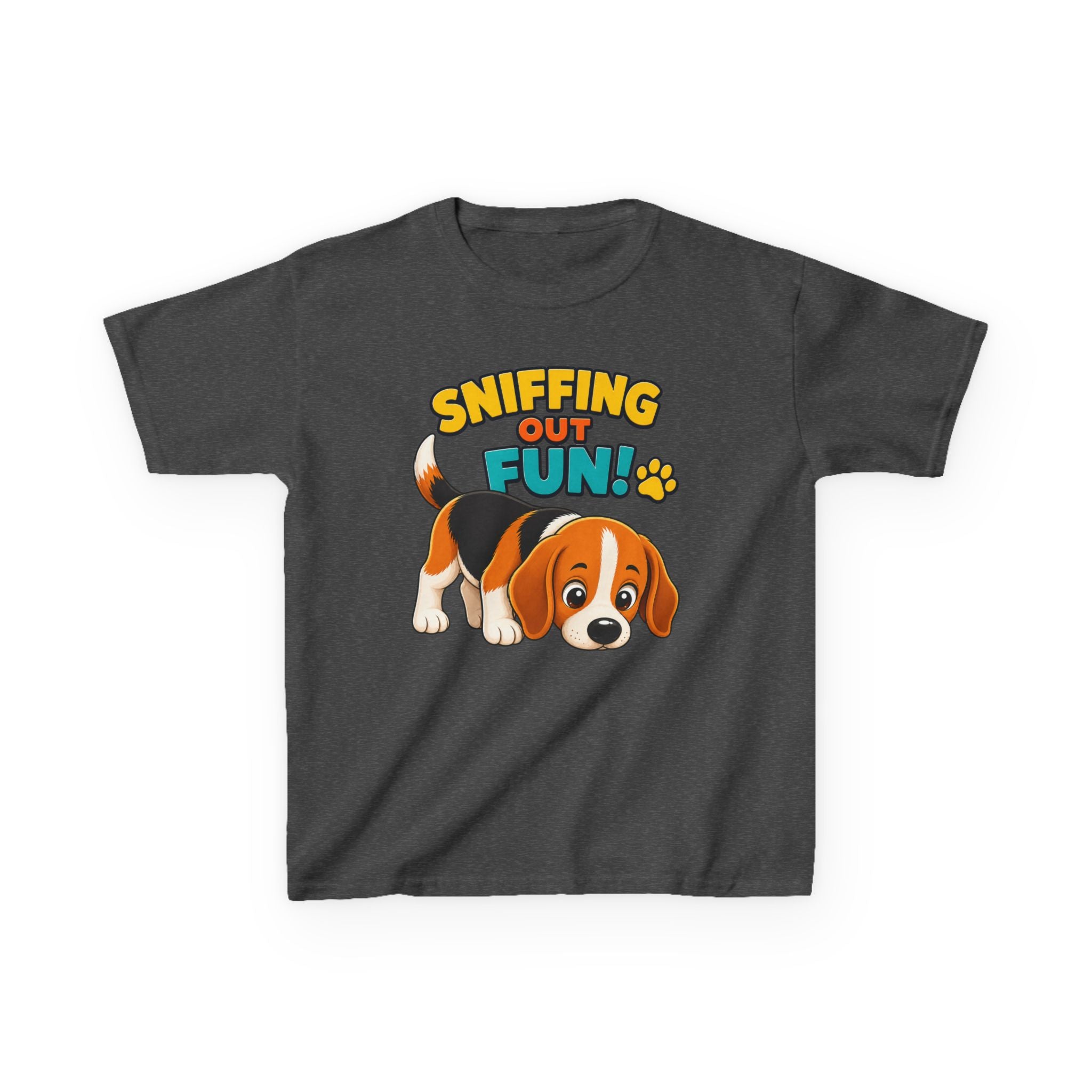 Kids Puppy Dog T-Shirt — 'Sniffing Out Fun!' Cute Puppy Graphic Tee