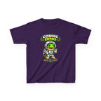 Kids Space T‑Shirt — 'Ready for Launch' Cosmic Dino Graphic Tee