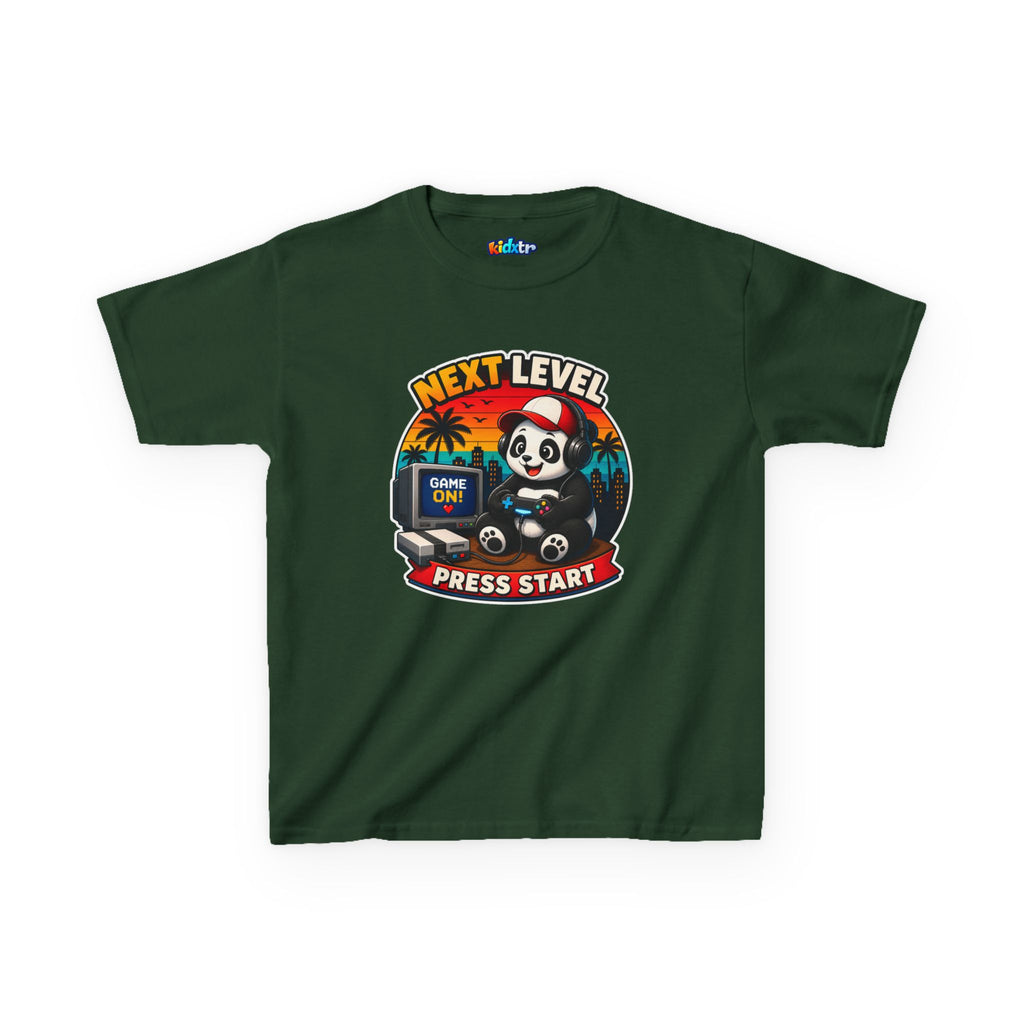 Kidxtr™ Kids Gamer T-Shirt — 'Old School' Gamer Graphic Tee