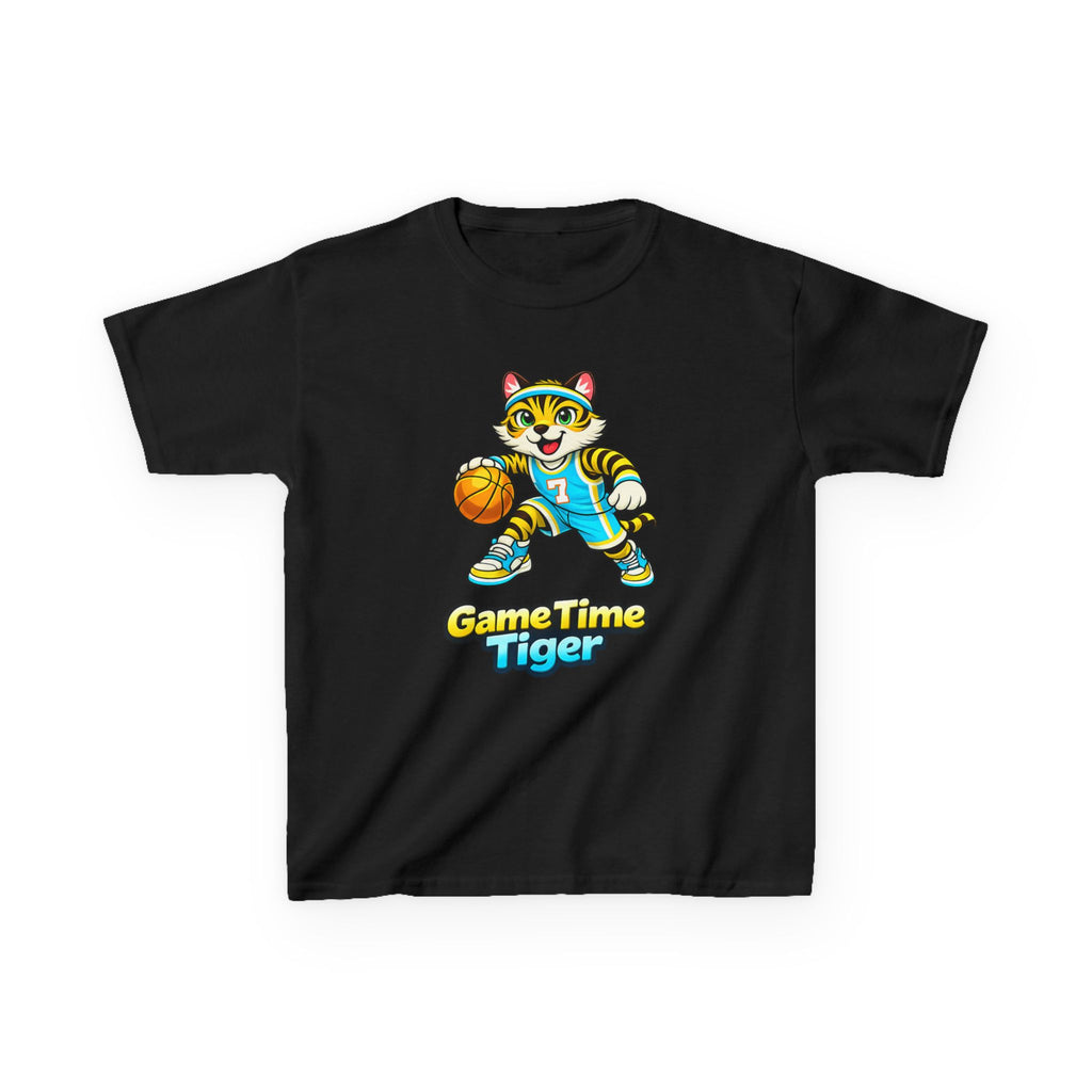 Kids Basketball Tiger T-Shirt – Game Time Graphic Tee