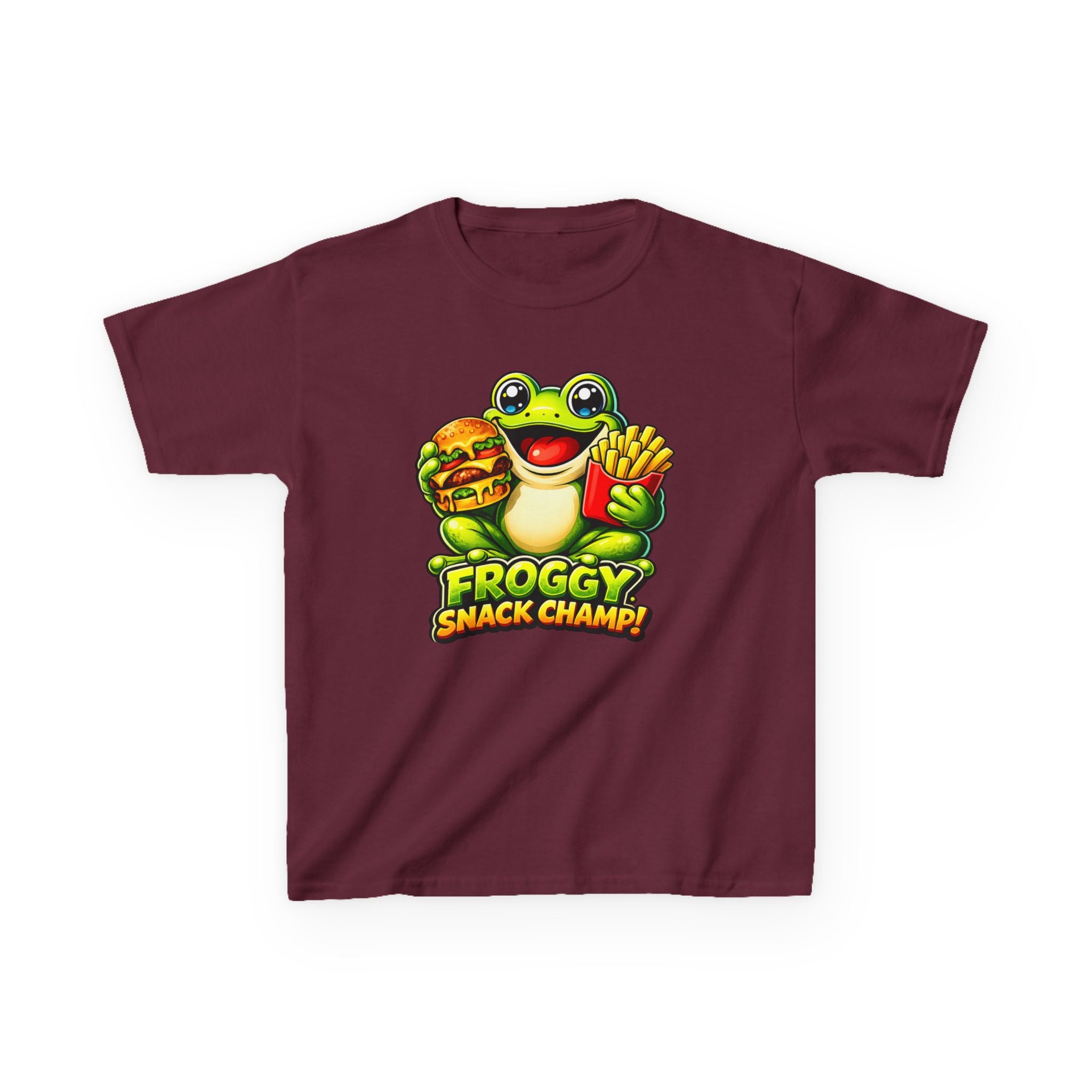 Kids Frog T-Shirt – Froggy Snack Graphic Tee