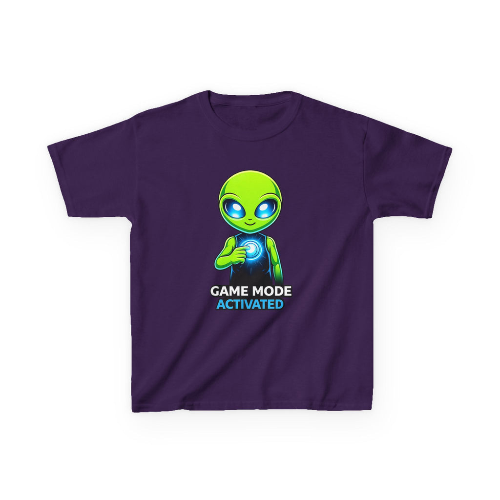 Kids Alien T-Shirt — 'Game Mode Activated' Gamer Graphic Tee