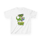 Kids Gecko T-Shirt — 'Smart Is Cool' Cartoon Gecko Graphic Tee