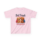 Kids Animal T-Shirt — 'Best Friends Same Class 2026' Cute Puppy School Friendship Graphic Tee