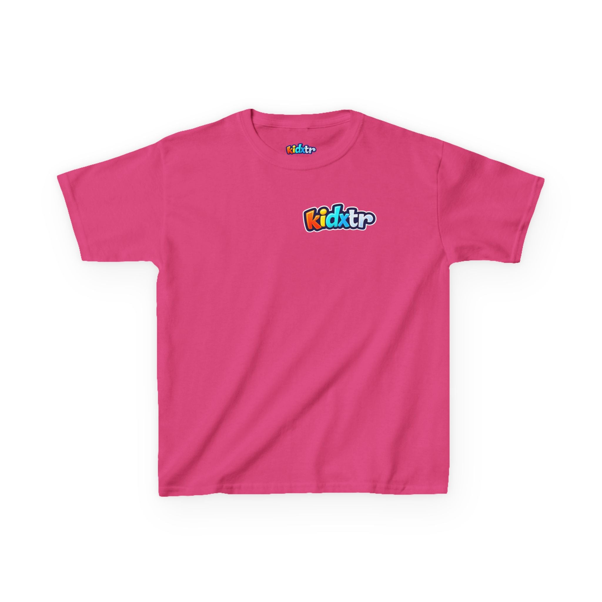 Kidxtr™ Kids Logo T-Shirt — 'Born Bold' Rainbow Wordmark Graphic Tee