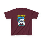 Kids Birthday T-Shirt — 'Birthday Mode On' Gamer Controller Graphic Tee